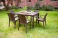 Стол B:rattan Houston 1500*900мм, коричневый - 2