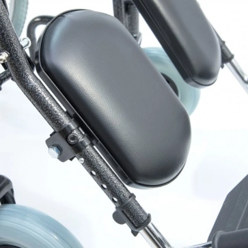 Кресло-коляска инвалидная механическая с высокой спинкой H-712N (48 см, колеса литые) - 5